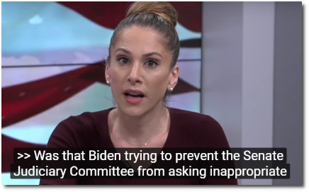 Ana responds to Biden's bullshit statement that he tried to protect Anita Hill from inappropriate and degrading questions (7 May 2019).
