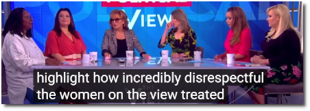 The ladies of The View treated Marianne Williamson like shit (20 June 2019)