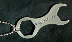 Movable Type Necklace