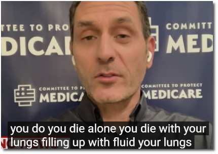 ER doc Rob Davidson describes harsh reality of dying from CoVid-19: 'You die alone, your lungs filling with fluid.' (6 Oct 2020)