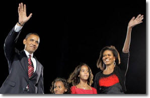 Obama Family Election Night November 2008