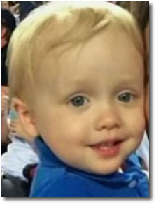 Cooper Harris, 22 months old, cooked alive