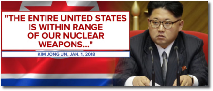 Kim Jong Un says the entire US is within range of its nuclear weapons